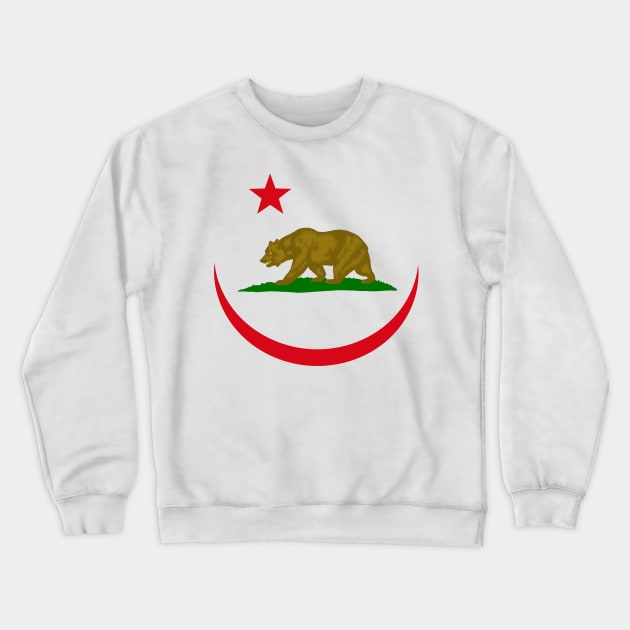 Californian Murican Patriot Flag Series Crewneck Sweatshirt by Village Values